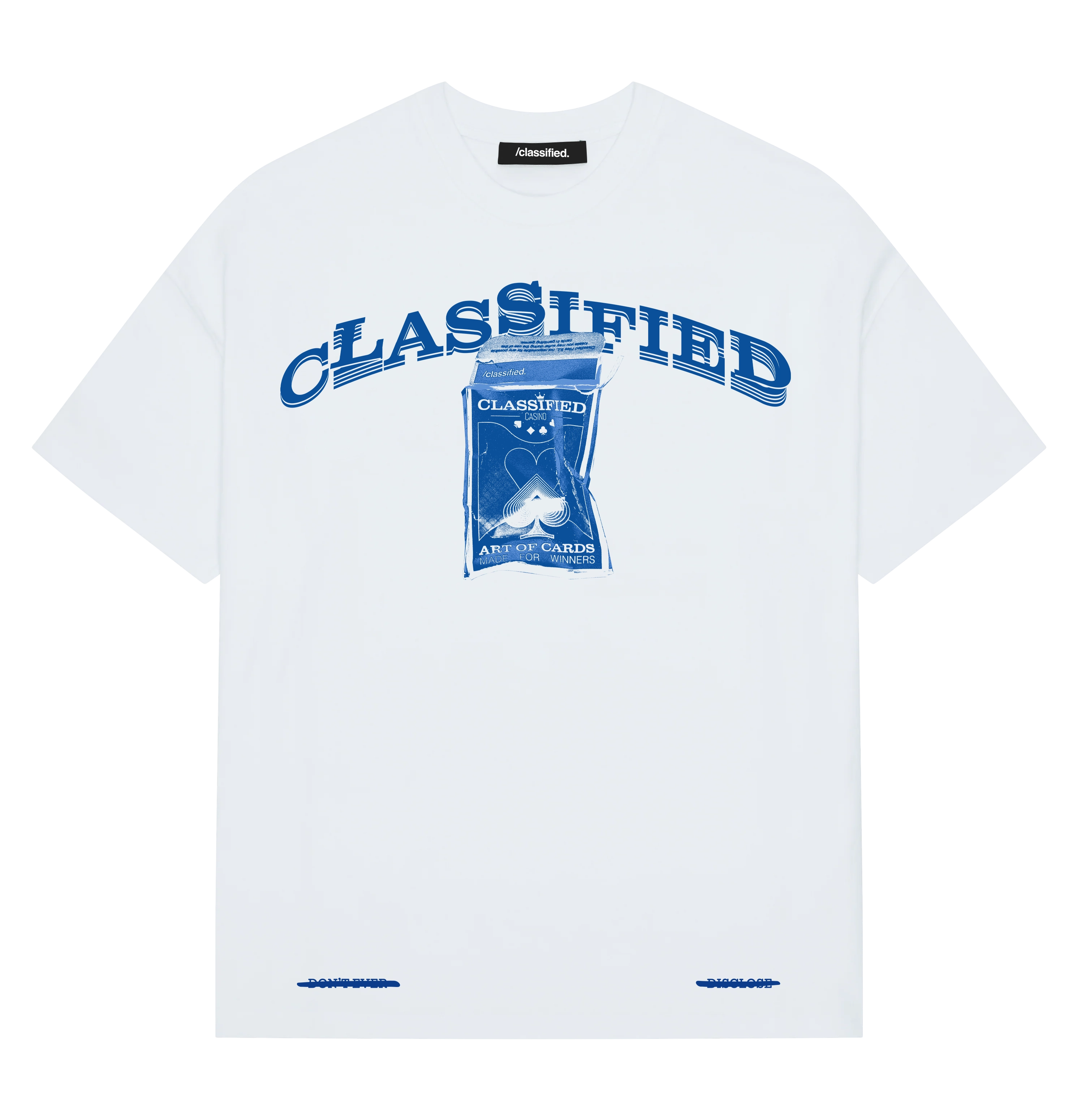 CLASSIFIED Cards Tee (White)