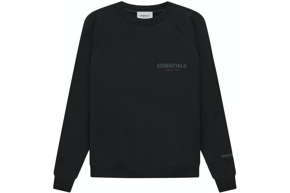 Fear of God Essentials Core Collection Pullover Crewneck Black Limo