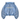 HOST BRAND ERODE WAVE ZIPPED HOODIE SKY BLUE