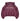 HOST BRAND ERODE WAVE ZIPPED HOODIE BURGUNDY